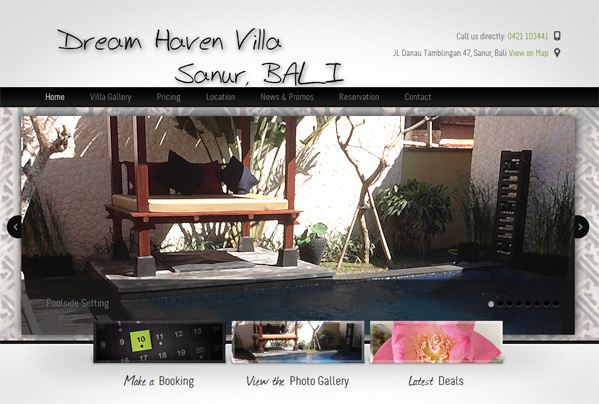 Dream Haven Villa -Wordpress Website - Mandurah, Rockingham, Baldivis